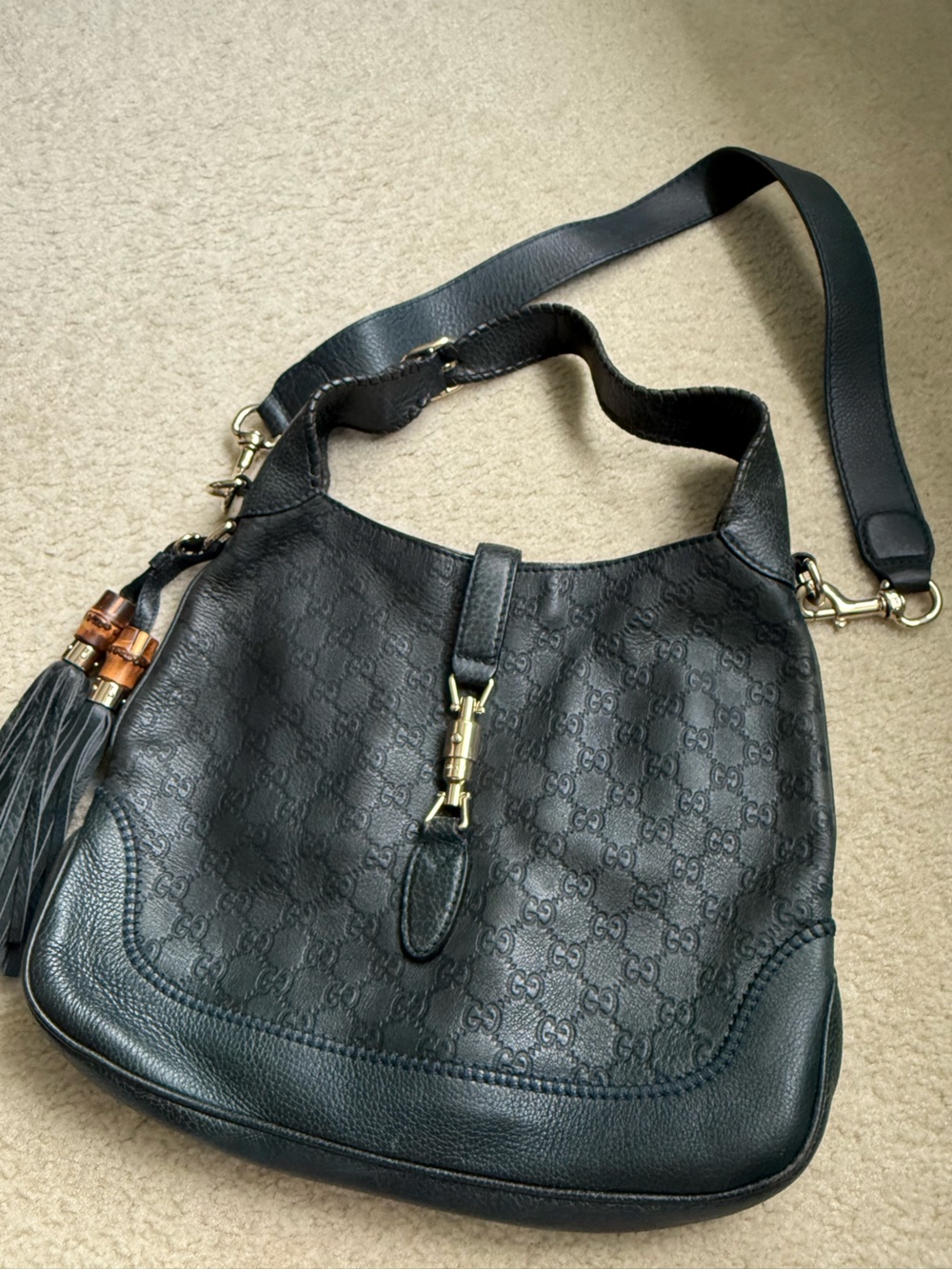 Gucci Jackie Guccissima Bag